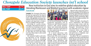 Launch of Chowgule International School | International Education